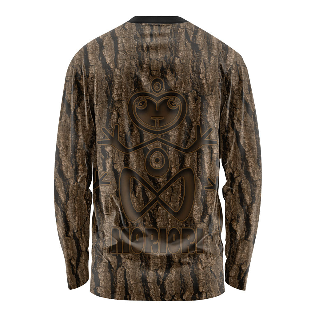 Kioranga Moriori New Zealand Long Sleeve Shirt Kopi Rakau Carving Art LT14 - Polynesian Pride