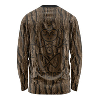 Kioranga Moriori New Zealand Long Sleeve Shirt Kopi Rakau Carving Art LT14 - Polynesian Pride