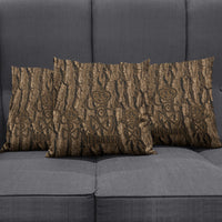 Kioranga Moriori New Zealand Pillow Cover Kopi Rakau Carving Art LT14 - Polynesian Pride