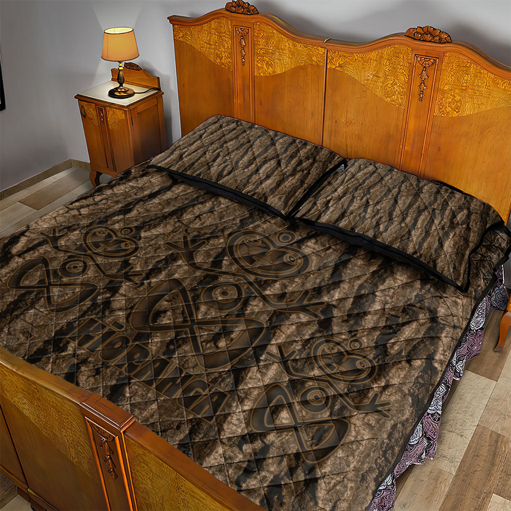 Kioranga Moriori New Zealand Quilt Bed Set Kopi Rakau Carving Art LT14 - Polynesian Pride