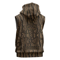 Kioranga Moriori New Zealand Sleeveless Hoodie Kopi Rakau Carving Art LT14 - Polynesian Pride
