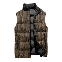 Kioranga Moriori New Zealand Sleeveless Puffer Jacket Kopi Rakau Carving Art LT14 - Polynesian Pride
