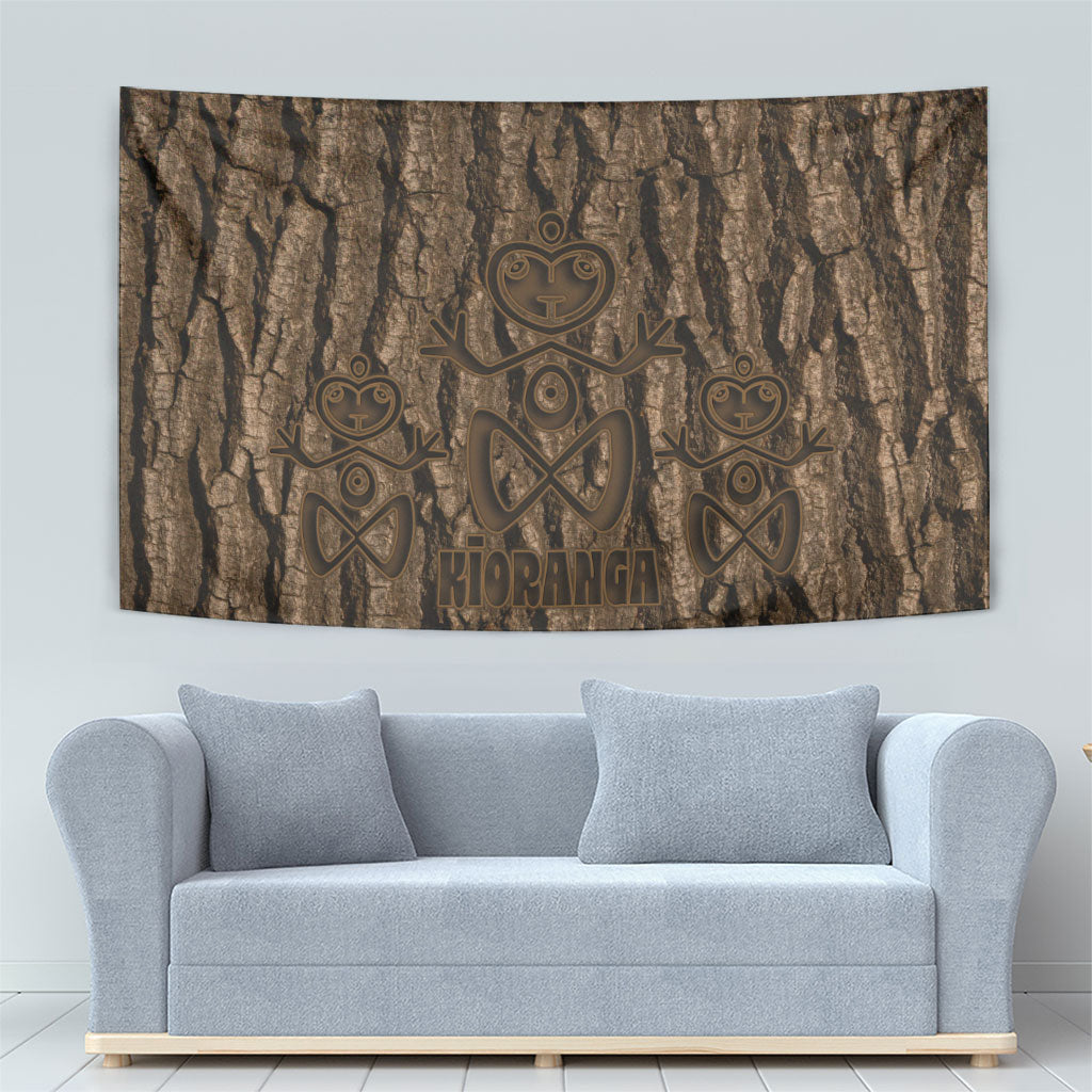 Kioranga Moriori New Zealand Tapestry Kopi Rakau Carving Art LT14 - Polynesian Pride