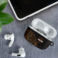 Moriori Kekoru New Zealand Personalised AirPods Case Kopi Rakau Carving Chatham Islands Map LT14 - Polynesian Pride