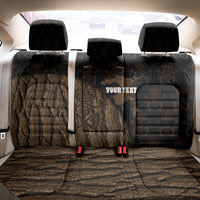 Moriori Kekoru New Zealand Personalised Back Car Seat Cover Kopi Rakau Carving Chatham Islands Map LT14 - Polynesian Pride