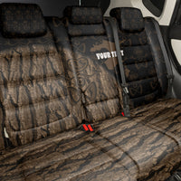 Moriori Kekoru New Zealand Personalised Back Car Seat Cover Kopi Rakau Carving Chatham Islands Map LT14 - Polynesian Pride