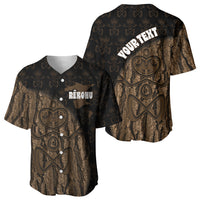 Moriori Kekoru New Zealand Personalised Baseball Jersey Kopi Rakau Carving Chatham Islands Map LT14 - Polynesian Pride
