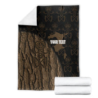 Moriori Kekoru New Zealand Personalised Blanket Kopi Rakau Carving Chatham Islands Map LT14 - Polynesian Pride