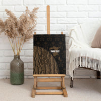 Moriori Kekoru New Zealand Personalised Canvas Wall Art Kopi Rakau Carving Chatham Islands Map LT14 - Polynesian Pride