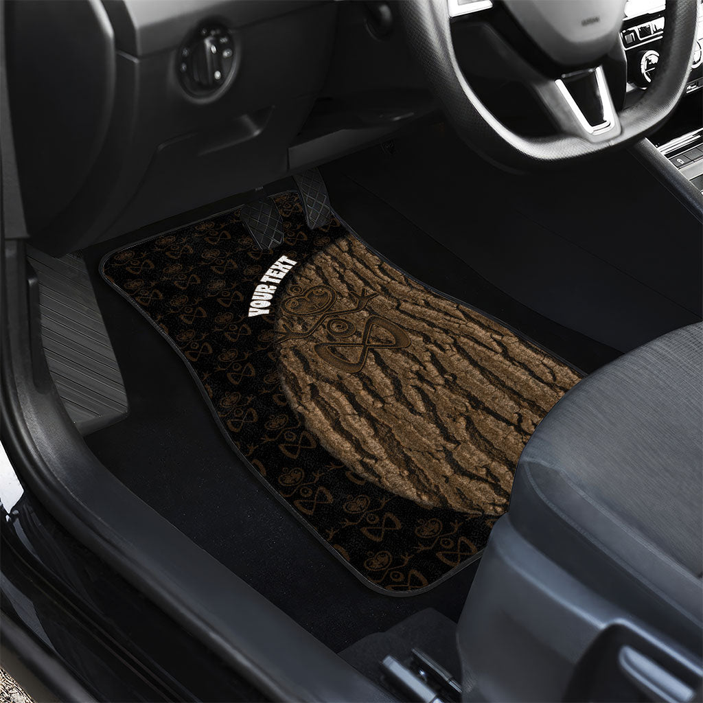 Moriori Kekoru New Zealand Personalised Car Mats Kopi Rakau Carving Chatham Islands Map LT14 - Polynesian Pride