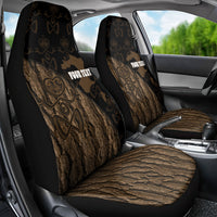 Moriori Kekoru New Zealand Personalised Car Seat Cover Kopi Rakau Carving Chatham Islands Map LT14 - Polynesian Pride