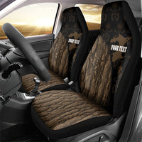 Moriori Kekoru New Zealand Personalised Car Seat Cover Kopi Rakau Carving Chatham Islands Map LT14 - Polynesian Pride