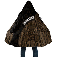 Moriori Kekoru New Zealand Personalised Cloak Kopi Rakau Carving Chatham Islands Map LT14 Unisex Black - Polynesian Pride
