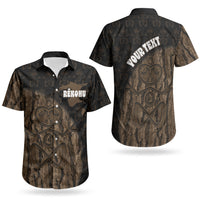Moriori Kekoru New Zealand Personalised Couples Matching Puletasi and Hawaiian Shirt Kopi Rakau Carving Chatham Islands Map LT14 - Polynesian Pride