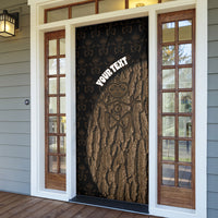 Moriori Kekoru New Zealand Personalised Door Cover Kopi Rakau Carving Chatham Islands Map LT14 - Polynesian Pride