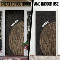 Moriori Kekoru New Zealand Personalised Door Cover Kopi Rakau Carving Chatham Islands Map LT14 - Polynesian Pride