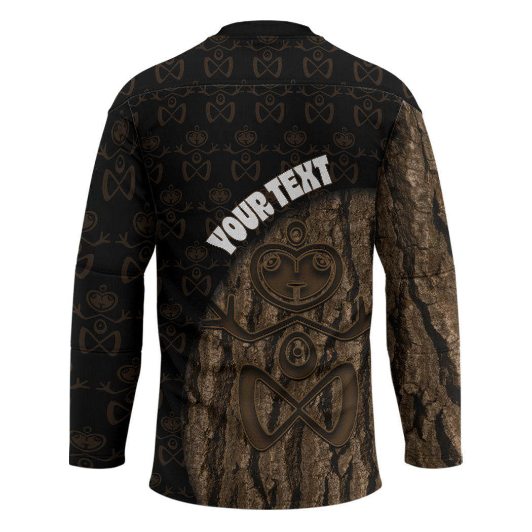 Moriori Kekoru New Zealand Personalised Hockey Jersey Kopi Rakau Carving Chatham Islands Map LT14 - Polynesian Pride
