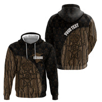 Moriori Kekoru New Zealand Personalised Hoodie Kopi Rakau Carving Chatham Islands Map LT14 - Polynesian Pride