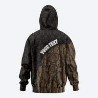 Moriori Kekoru New Zealand Personalised Hoodie Kopi Rakau Carving Chatham Islands Map LT14 - Polynesian Pride
