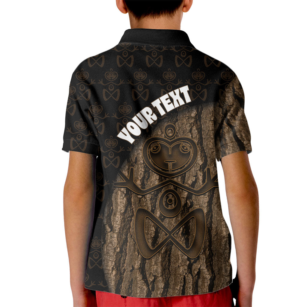 Moriori Kekoru New Zealand Personalised Kid Polo Shirt Kopi Rakau Carving Chatham Islands Map LT14 - Polynesian Pride