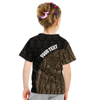 Moriori Kekoru New Zealand Personalised Kid T Shirt Kopi Rakau Carving Chatham Islands Map LT14 - Polynesian Pride