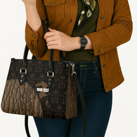 Moriori Kekoru New Zealand Personalised Leather Bag Kopi Rakau Carving Chatham Islands Map LT14 - Polynesian Pride