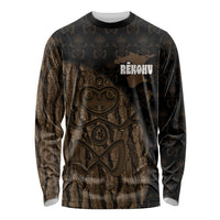 Moriori Kekoru New Zealand Personalised Long Sleeve Shirt Kopi Rakau Carving Chatham Islands Map LT14 Unisex Black - Polynesian Pride