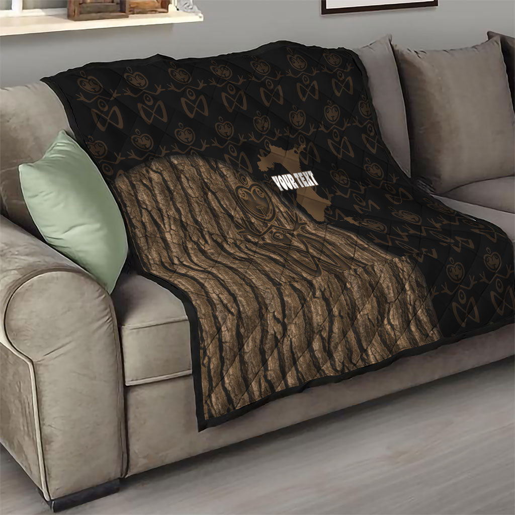 Moriori Kekoru New Zealand Personalised Quilt Kopi Rakau Carving Chatham Islands Map LT14 - Polynesian Pride