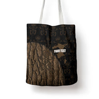 Moriori Kekoru New Zealand Personalised Tote Bag Kopi Rakau Carving Chatham Islands Map LT14 - Polynesian Pride