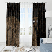 Moriori Kekoru New Zealand Personalised Window Curtain Kopi Rakau Carving Chatham Islands Map LT14 - Polynesian Pride