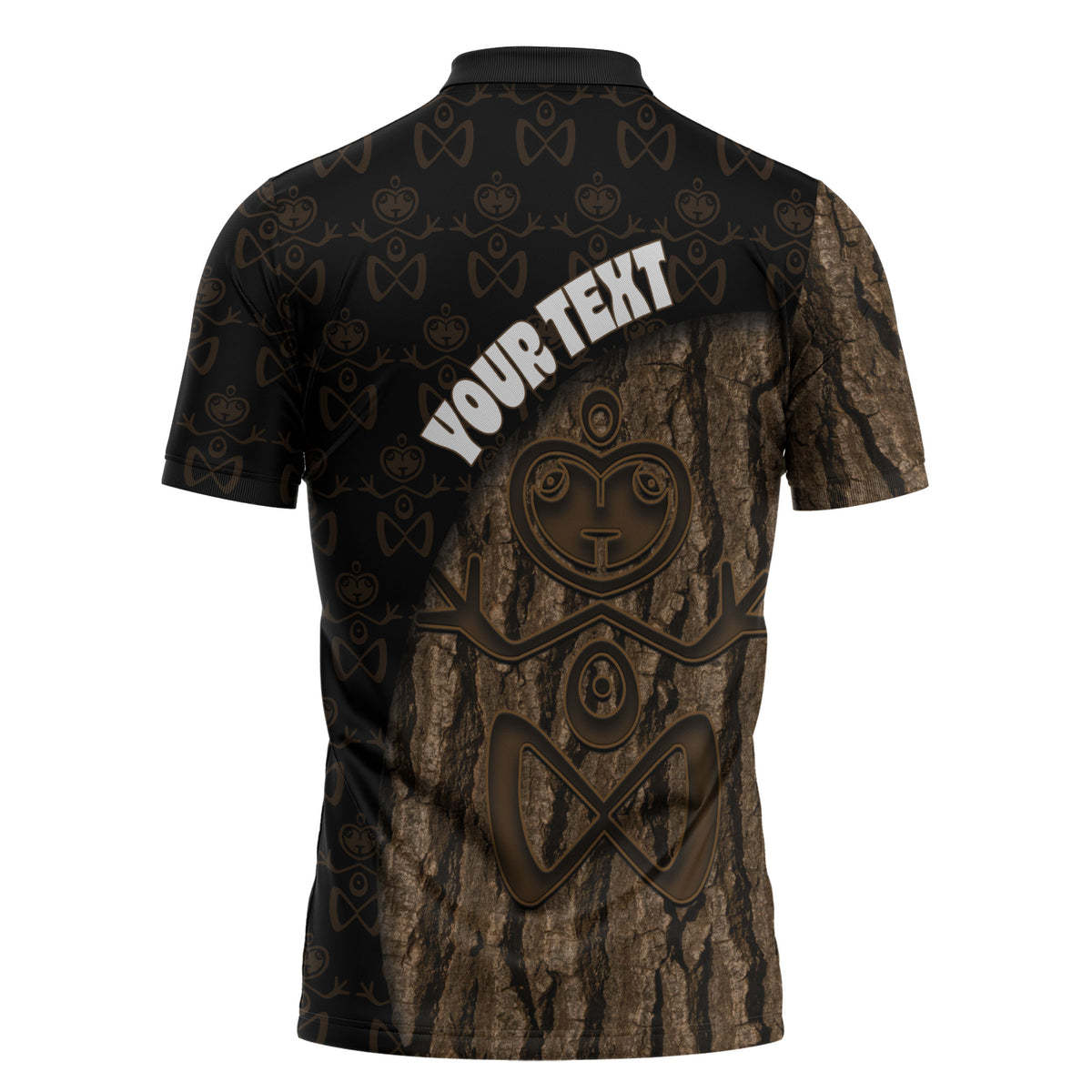 Moriori Kekoru New Zealand Personalised Zipper Polo Shirt Kopi Rakau Carving Chatham Islands Map LT14 - Polynesian Pride