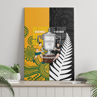 New Zealand Australia Rugby Bledisloe 2026 Canvas Wall Art Champion Trophy Maori Aboriginal Art LT14 - Polynesian Pride