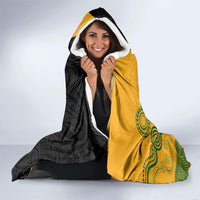 New Zealand Australia Rugby Bledisloe 2026 Hooded Blanket Champion Trophy Maori Aboriginal Art LT14 - Polynesian Pride