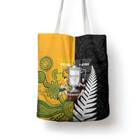 New Zealand Australia Rugby Bledisloe 2026 Tote Bag Champion Trophy Maori Aboriginal Art LT14 - Polynesian Pride