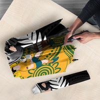 New Zealand Australia Rugby Bledisloe 2026 Umbrella Champion Trophy Maori Aboriginal Art LT14 - Polynesian Pride