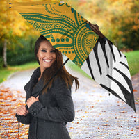 New Zealand Australia Rugby Bledisloe 2026 Umbrella Champion Trophy Maori Aboriginal Art LT14 - Polynesian Pride