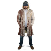 Swimming With Humpback Whales Season Tonga Cloak Tongan Tofuaa Ngatu Pattern Brown LT14 - Polynesian Pride