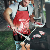Vavau Sailing Festival Tonga Personalised Apron Humpback Whale Sailboat Tropical Vibes LT14 - Polynesian Pride