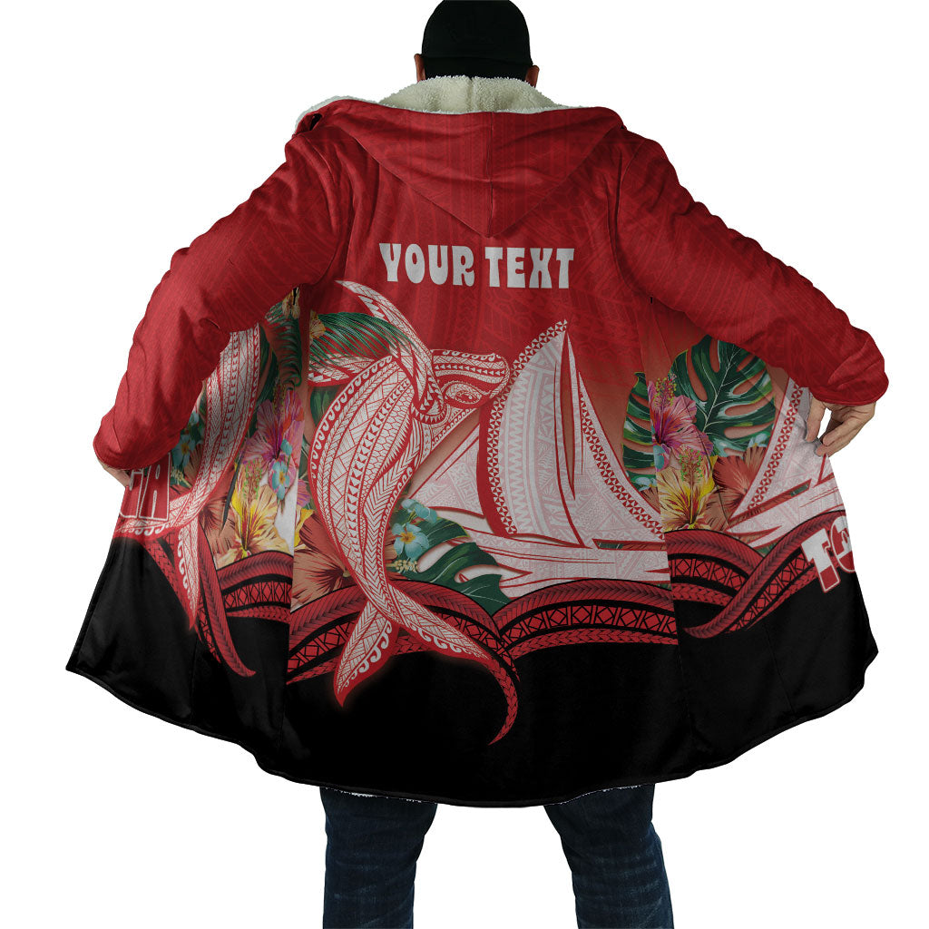 Vavau Sailing Festival Tonga Personalised Cloak Humpback Whale Sailboat Tropical Vibes LT14 - Polynesian Pride