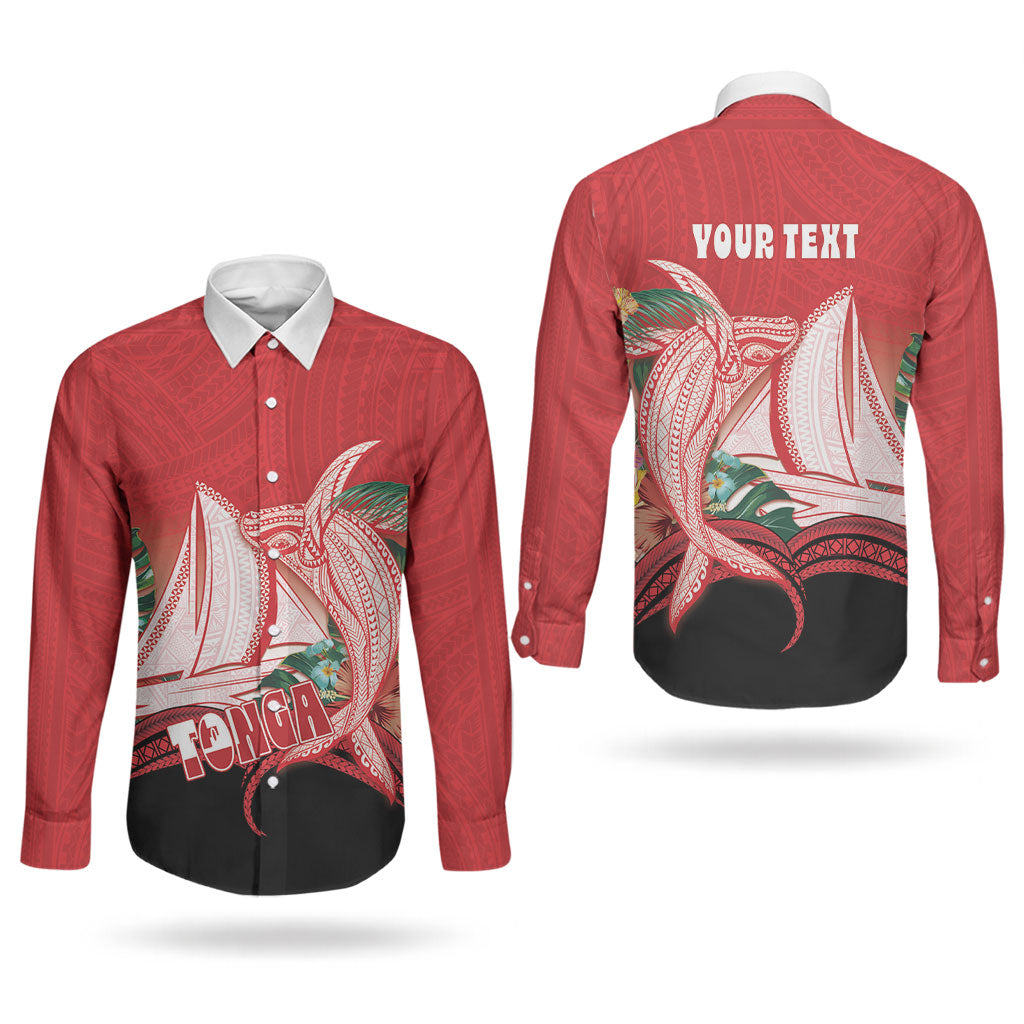 Vavau Sailing Festival Tonga Personalised Couples Matching Short Sleeve Bodycon Dress and Long Sleeve Button Shirt Humpback Whale Sailboat Tropical Vibes LT14 - Polynesian Pride