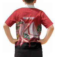 Vavau Sailing Festival Tonga Personalised Hawaiian Shirt Humpback Whale Sailboat Tropical Vibes LT14 - Polynesian Pride