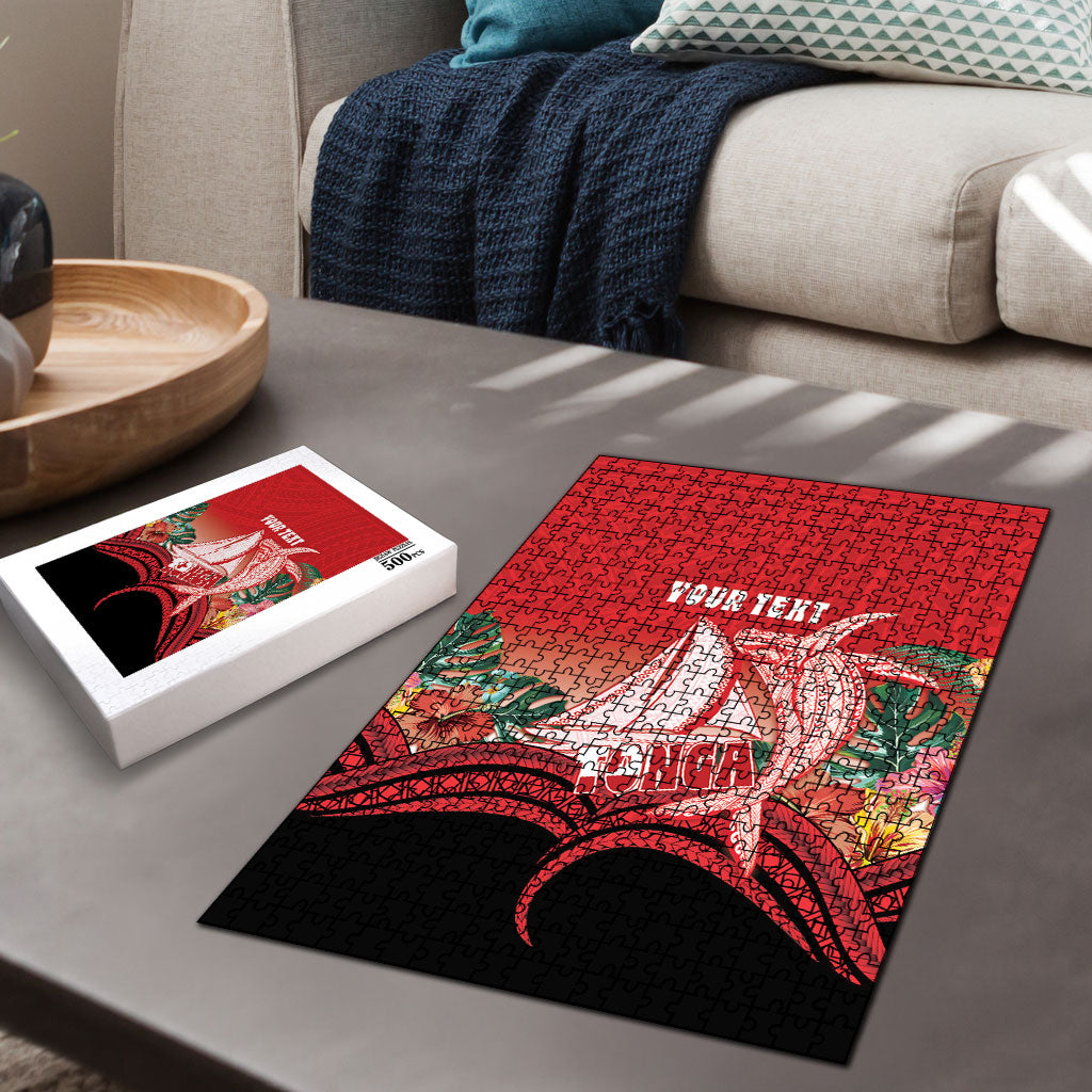 Vavau Sailing Festival Tonga Personalised Puzzle Humpback Whale Sailboat Tropical Vibes LT14 - Polynesian Pride