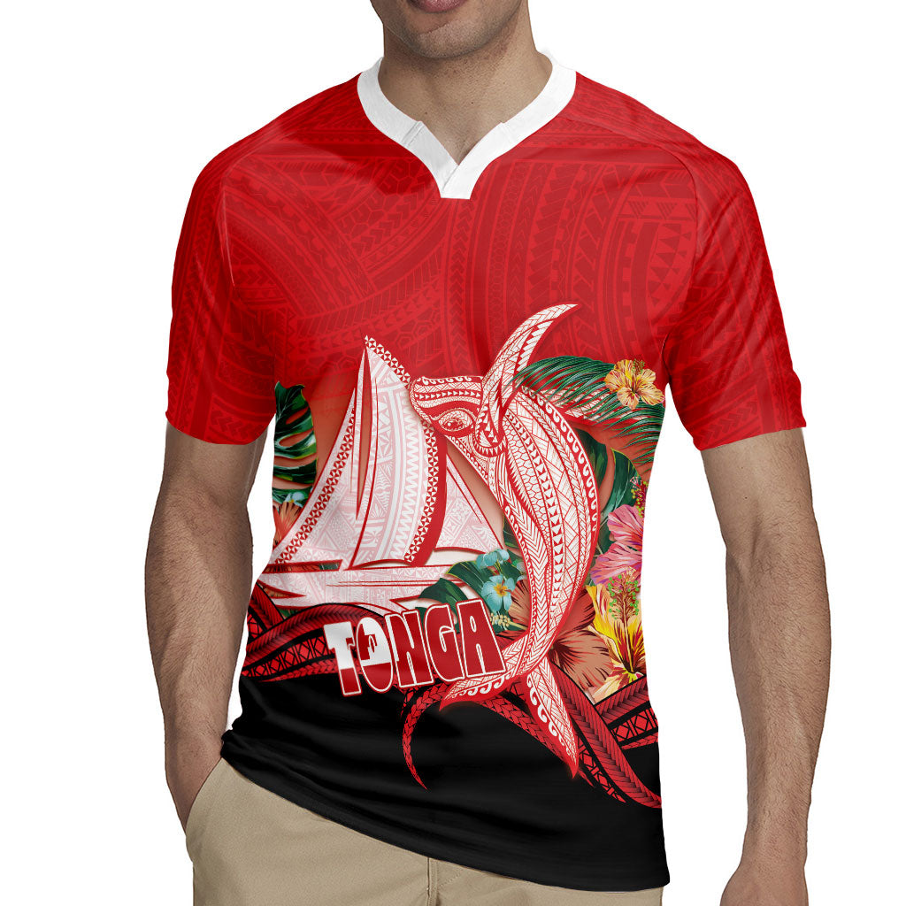 Vavau Sailing Festival Tonga Personalised Rugby Jersey Humpback Whale Sailboat Tropical Vibes LT14 - Polynesian Pride