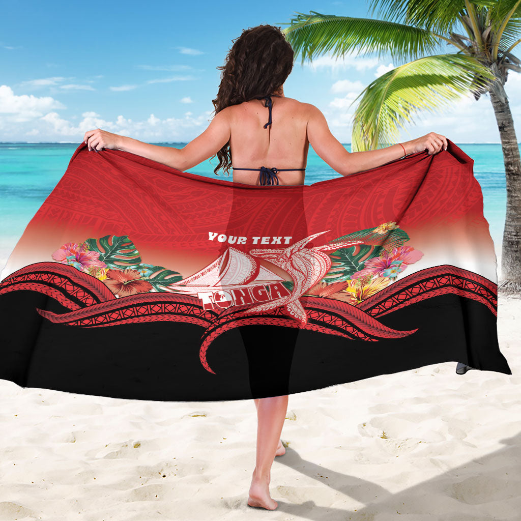 Vavau Sailing Festival Tonga Personalised Sarong Humpback Whale Sailboat Tropical Vibes LT14 - Polynesian Pride
