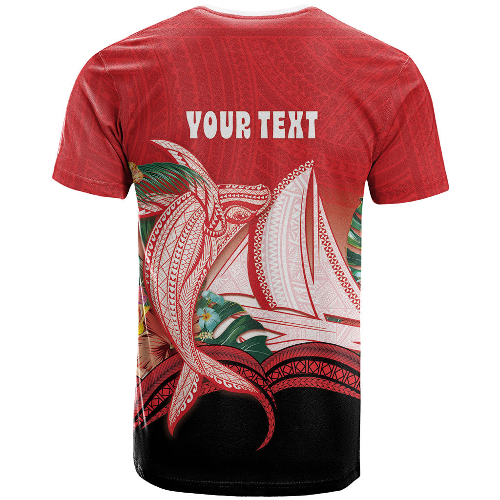 Vavau Sailing Festival Tonga Personalised T Shirt Humpback Whale Sailboat Tropical Vibes LT14 - Polynesian Pride