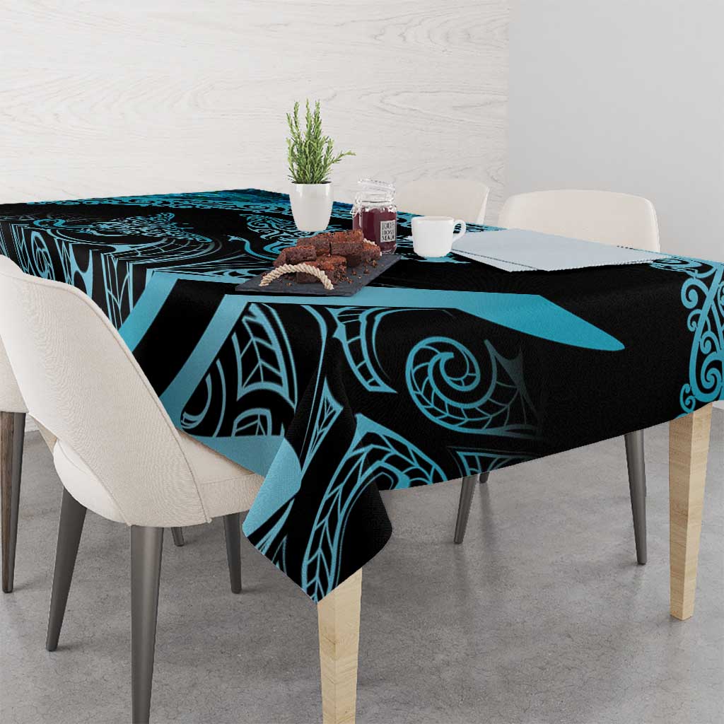 New Zealand Stingray Tablecloth Aotearoa Whai With Maori Paua Shell