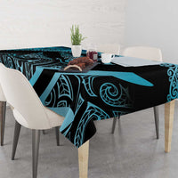 New Zealand Stingray Tablecloth Aotearoa Whai With Maori Paua Shell