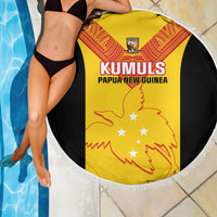Papua New Guinea Rubgby Beach Blanket Pacific 2023 Go PNG Kumuls LT14 - Wonder Print Shop