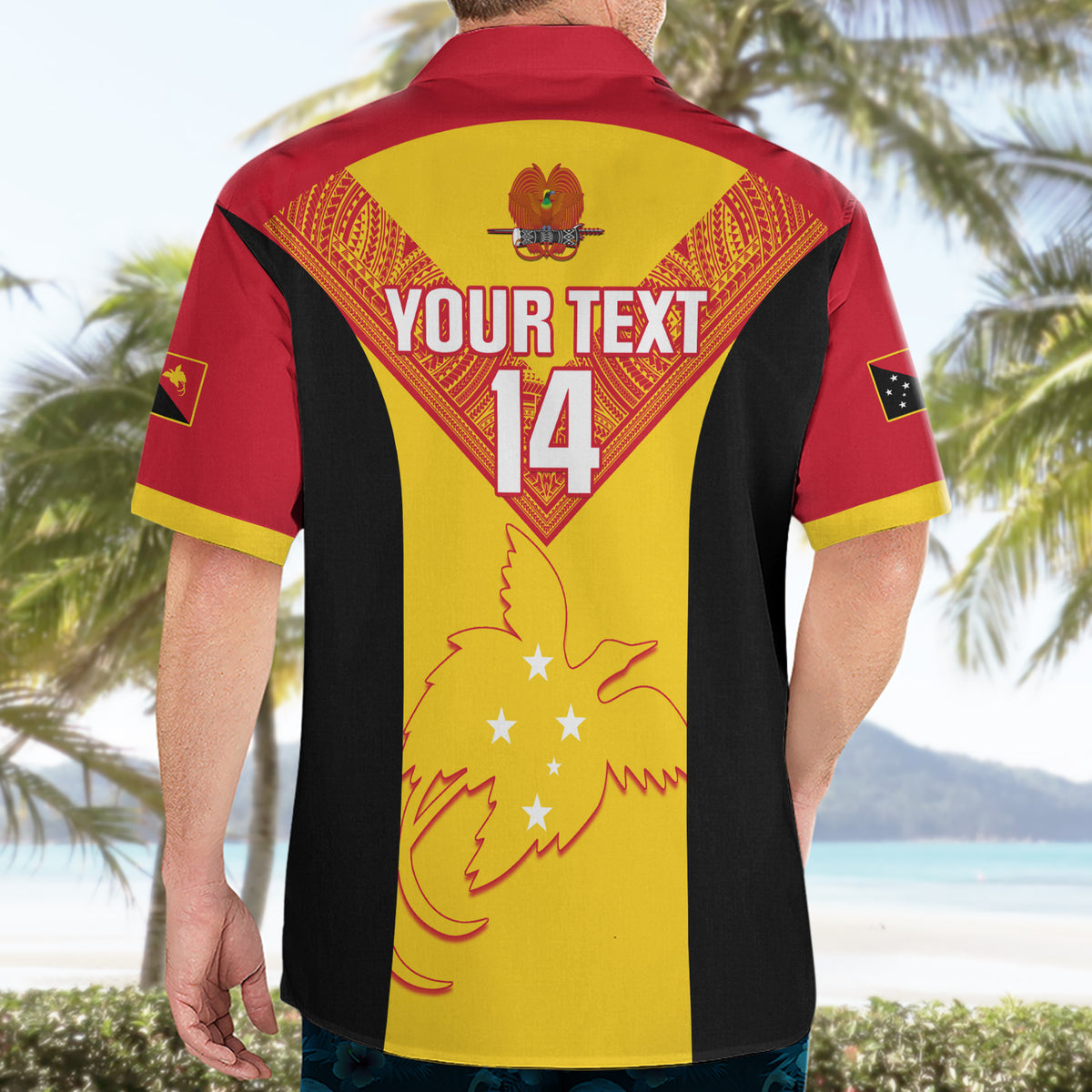 Custom Papua New Guinea Rubgby Hawaiian Shirt Pacific 2023 Go PNG Kumuls LT14 - Polynesian Pride