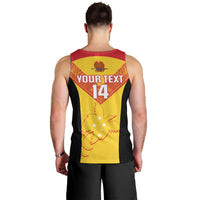 Custom Papua New Guinea Rubgby Men Tank Top Pacific 2023 Go PNG Kumuls LT14 - Polynesian Pride
